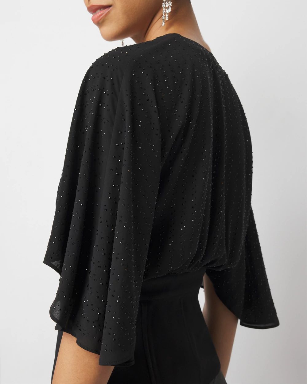 Embellished Corset Blouse | White House Black Market